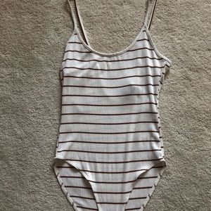 Forever 21 striped bodysuit
